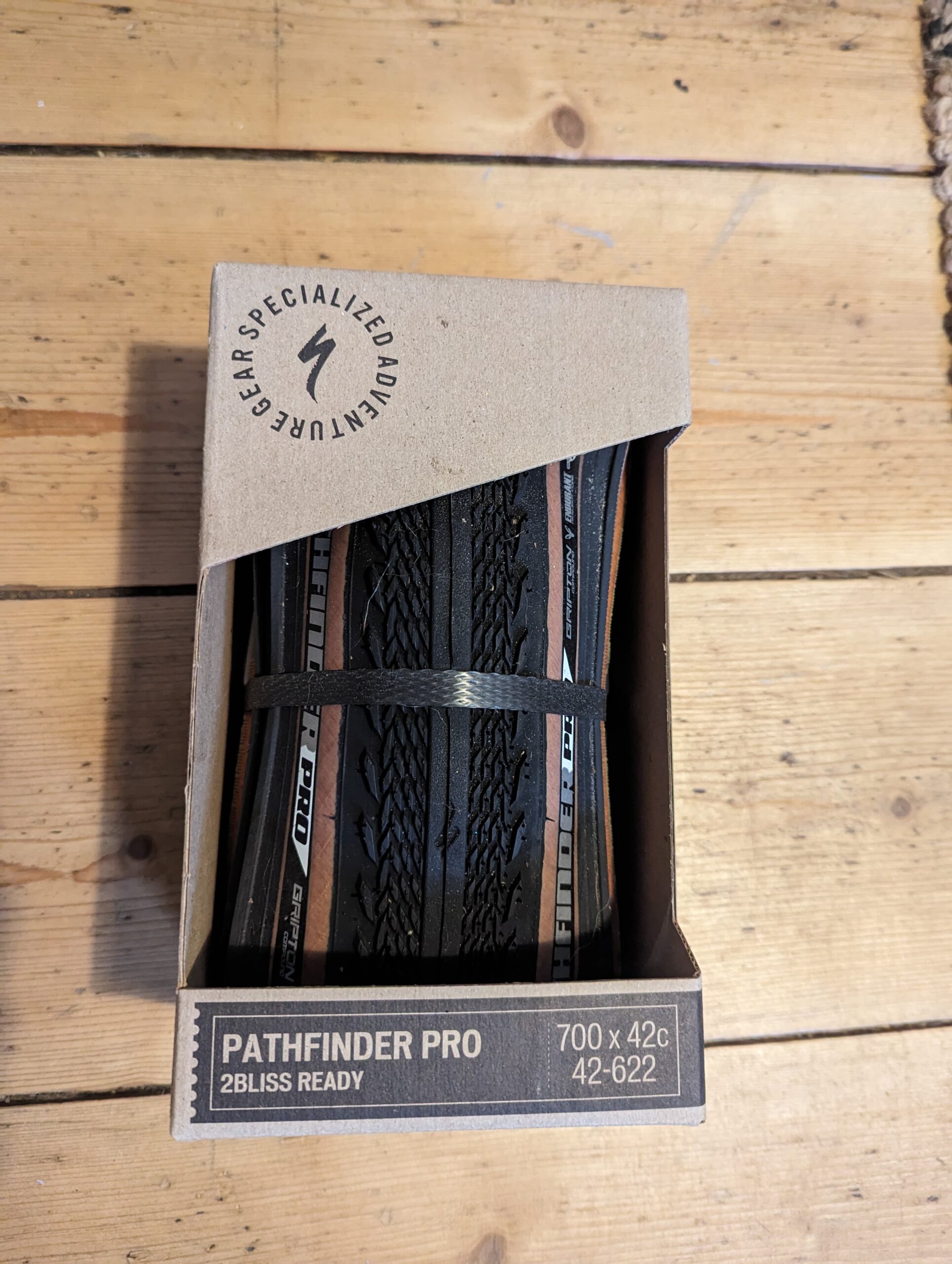 Pathfinder Pro tyres in their packaging