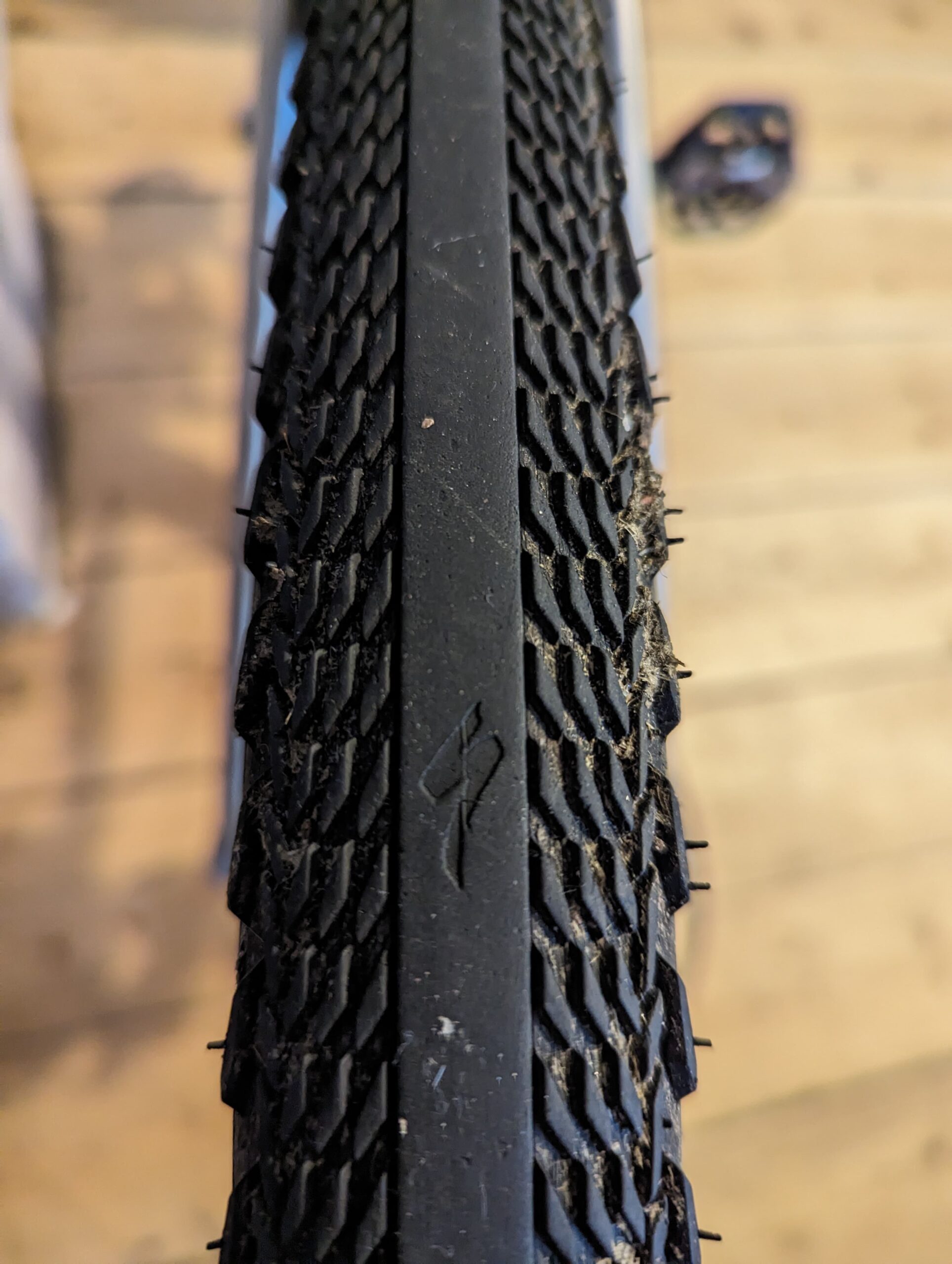 pathfinder pro close up of their centre tread pattern